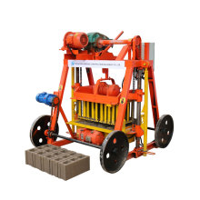 QTM4-30A movable egg laying concrete solid moving block machine manual brick making mahcine